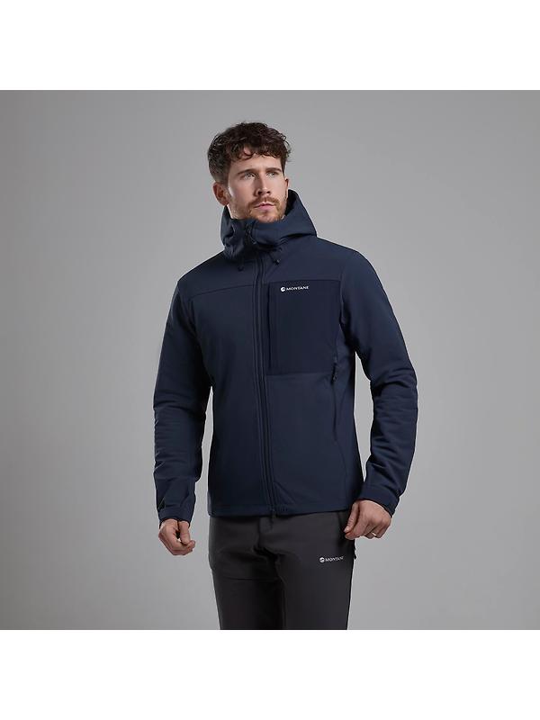 Montane Men's Tenacity XT Hooded Softshell Jacket - Eclipse Blue Image 2