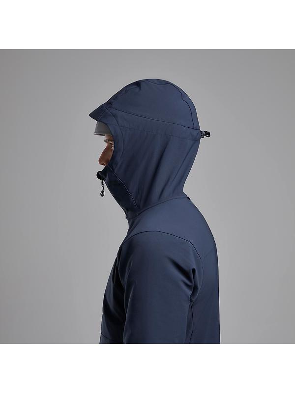 Montane Men's Tenacity XT Hooded Softshell Jacket - Eclipse Blue Image 4