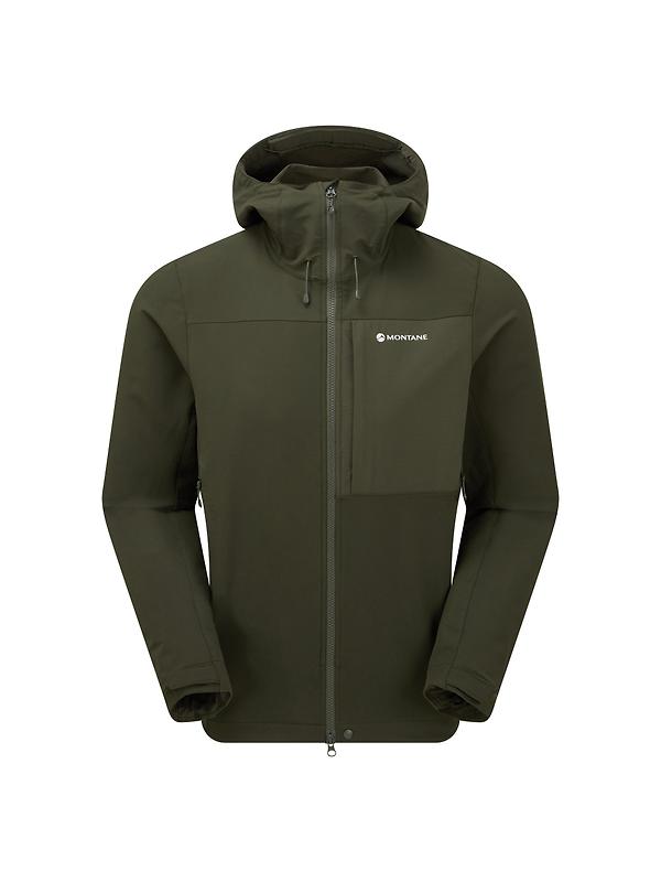 Montane Men's Tenacity XT Hooded Softshell Jacket - Oak Green Product Image