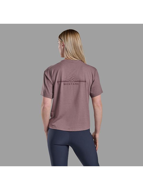 Montane Women's Alhena Mountain 25 T-Shirt - Moonscape Image 3