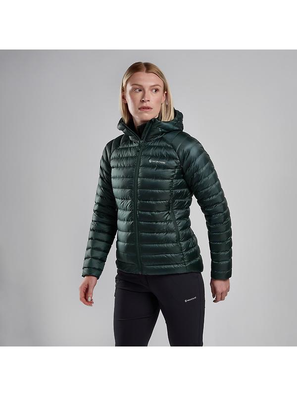 Montane Women's Anti-Freeze Hooded Down Jacket - Deep Forest Image 2
