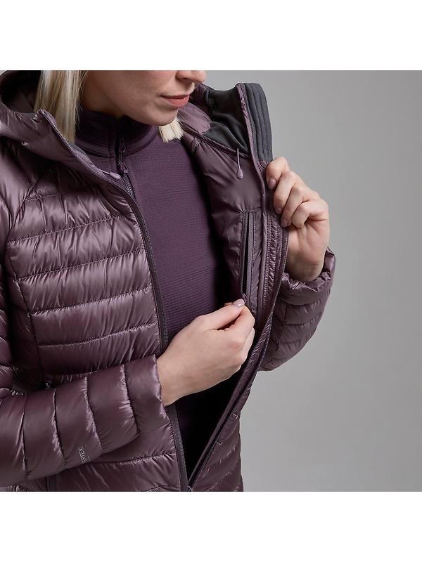 Montane Women's Anti-Freeze Hooded Down Jacket - Moonscape Image 5