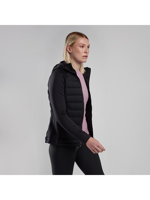 Montane Women's Composite Hooded Down Jacket - Black Image 4