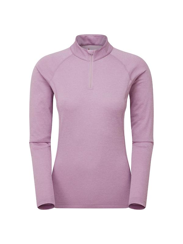 Montane Women's Dart Zip Neck T-Shirt - Allium Product Image