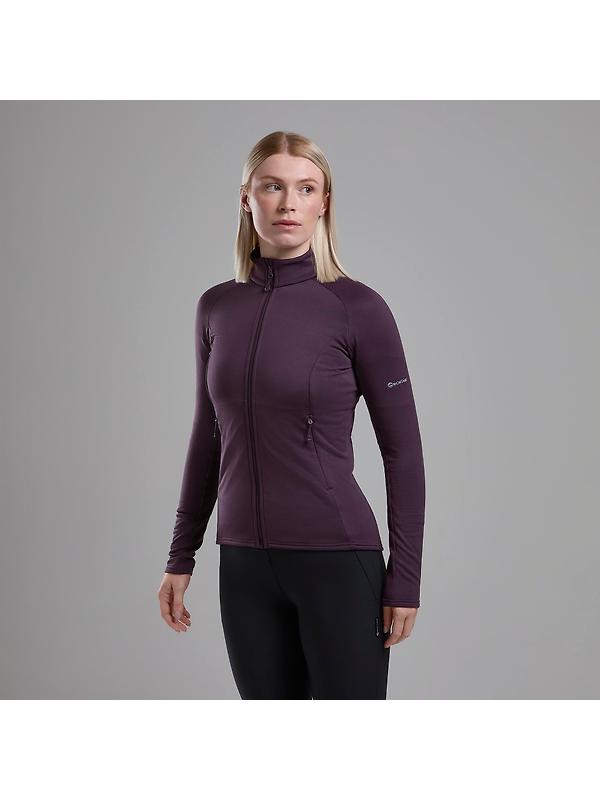 Montane Women's Protium Fleece Jacket - Mulberry Image 2