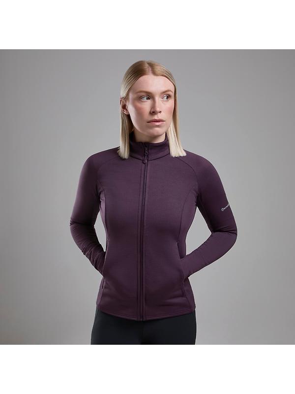 Montane Women's Protium Fleece Jacket - Mulberry Image 4