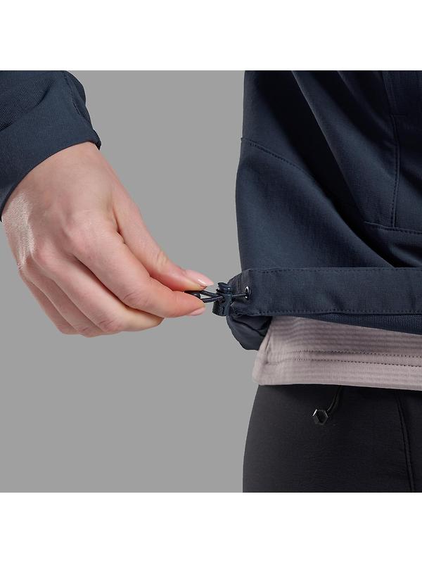 Montane Women's Tenacity Hooded Softshell Jacket - Eclipse Blue Image 6