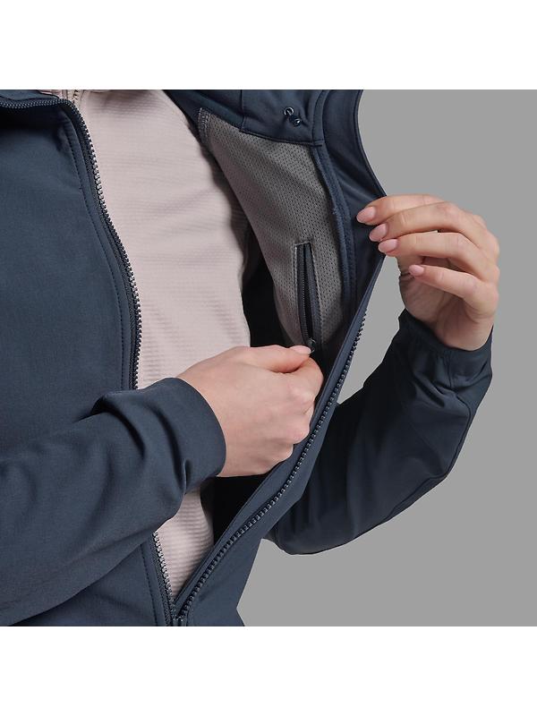 Montane Women's Tenacity Hooded Softshell Jacket - Eclipse Blue Image 7