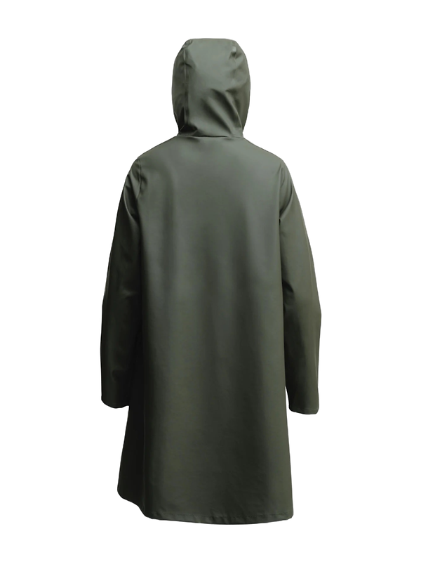 Stutterheim Women's Mosebacke Lightweight Raincoat - Green Image 3