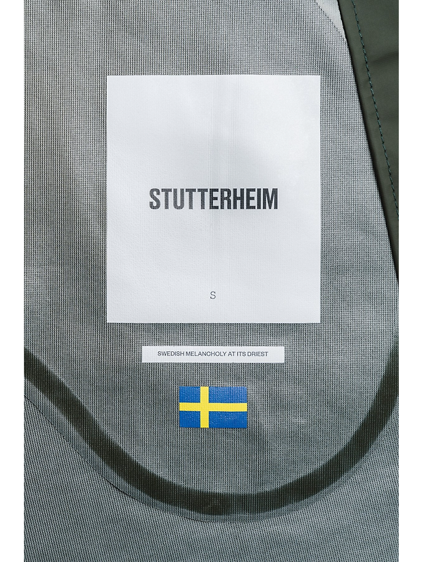 Stutterheim Women's Mosebacke Lightweight Raincoat - Green Image 5