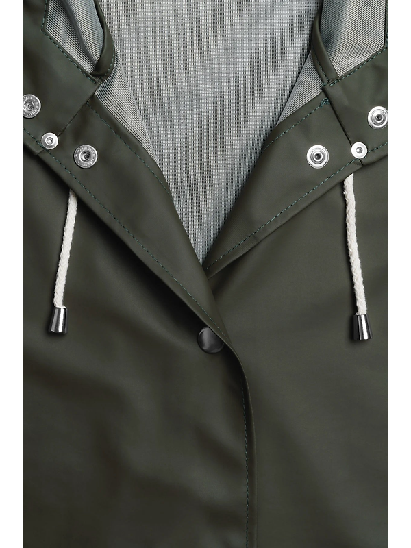 Stutterheim Women's Mosebacke Lightweight Raincoat - Green Image 4