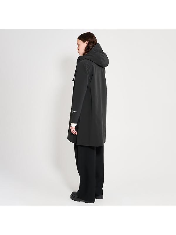 Stutterheim Women's Mosebacke Lightweight Patch Raincoat - Matte Black Image 5