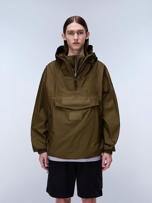 Napapijri Men's Rainforest Next Summer Anorak - Dark Green Olive Image 4