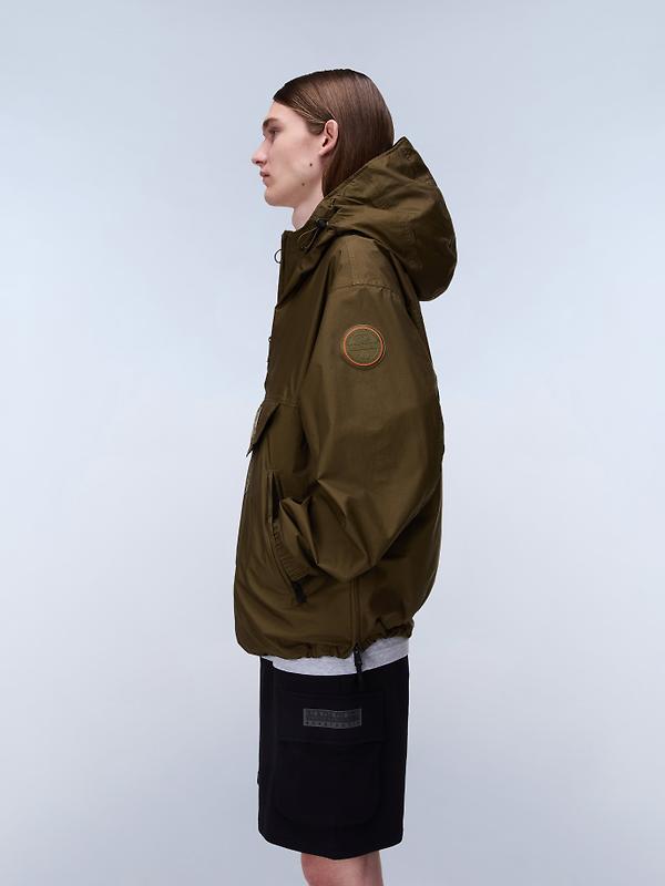 Napapijri Men's Rainforest Next Summer Anorak - Dark Green Olive Image 5