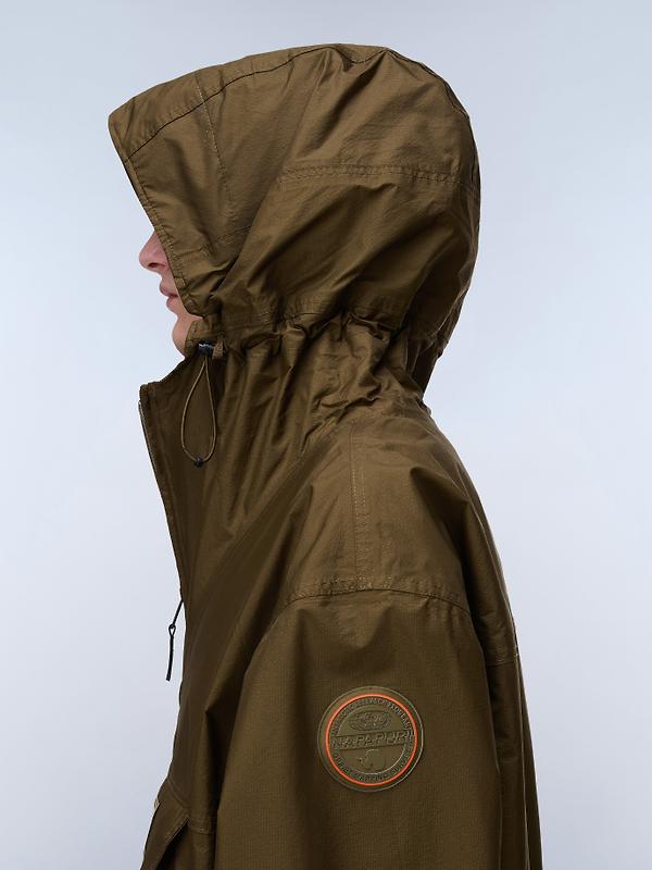 Napapijri Men's Rainforest Next Summer Anorak - Dark Green Olive Image 8