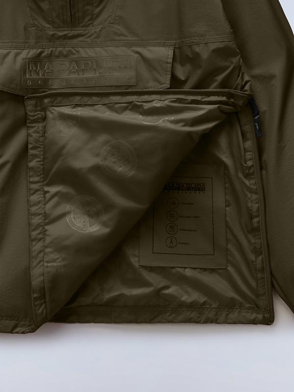Napapijri Men's Rainforest Next Summer Anorak - Dark Green Olive Image 9