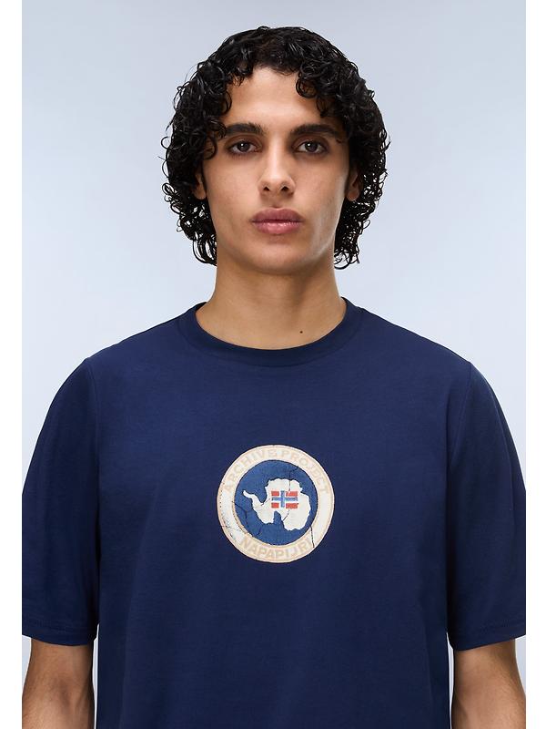 Napapijri Men's Phos T-Shirt - Naval Arcade Image 2