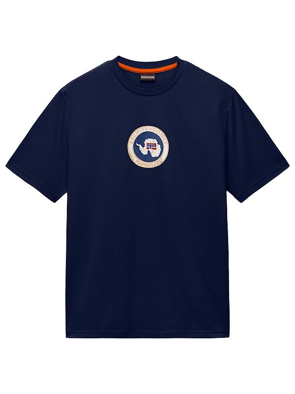 Napapijri Men's Phos T-Shirt - Naval Arcade Image 1