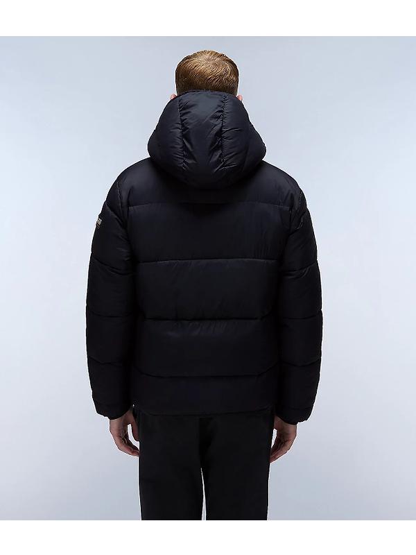 Napapijri Men's Suomi Hooded Puffer Jacket - Black Image 4