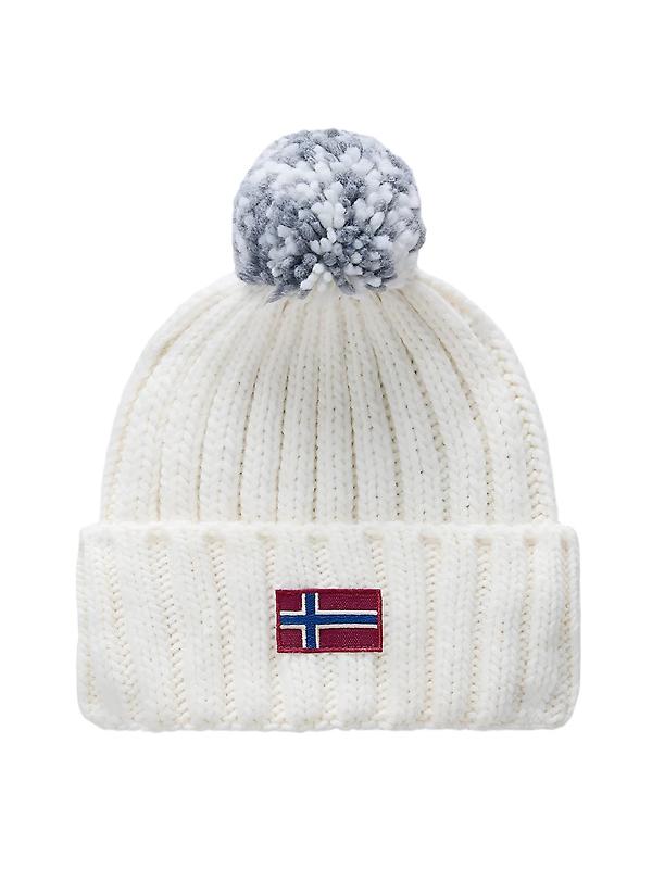 Product image of Napapijri Women's Semiury Bobble Beanie - White Heron