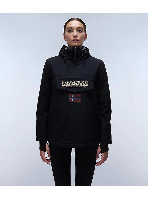 Napapijri Women's Rainforest Winter Anorak Jacket - Black Image 3