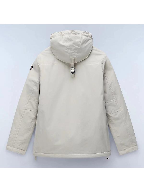 Napapijri Women's Rainforest Winter Anorak Jacket - Beige Silver Image 2