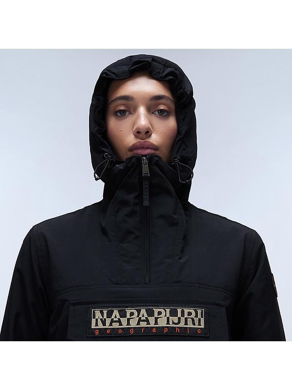Napapijri Women's Rainforest Pocket Anorak Jacket - Black Image 3