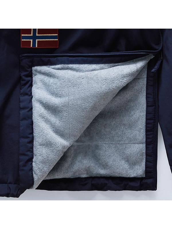 Napapijri Women's Rainforest Pocket Anorak Jacket - Blue Marine Image 8