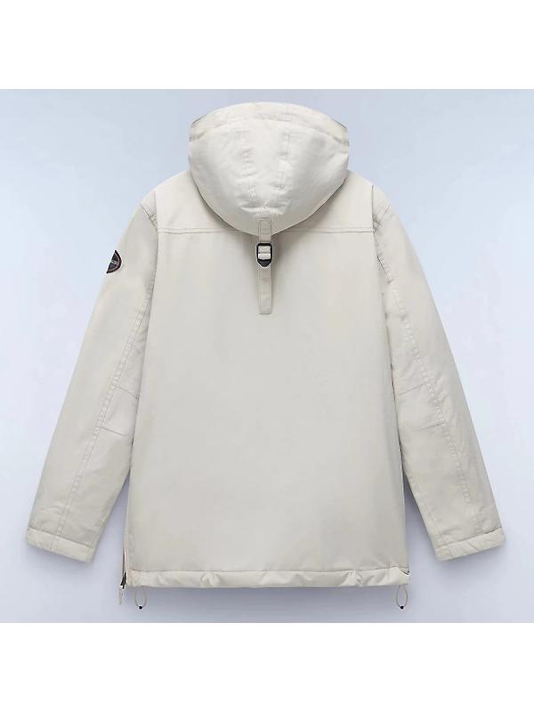 Napapijri Women's Rainforest Pocket Anorak Jacket - Beige Silver Image 2