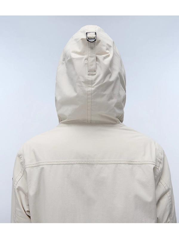 Napapijri Women's Rainforest Pocket Anorak Jacket - Beige Silver Image 9