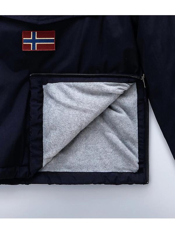 Napapijri Men's Rainforest Winter Anorak Jacket - Blue Marine Image 9