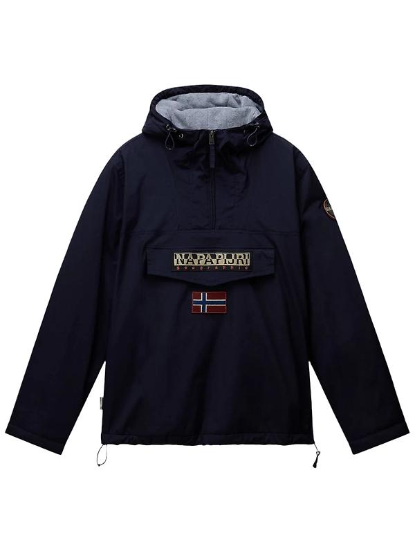 Napapijri Men's Rainforest Winter Anorak Jacket - Blue Marine Image 1