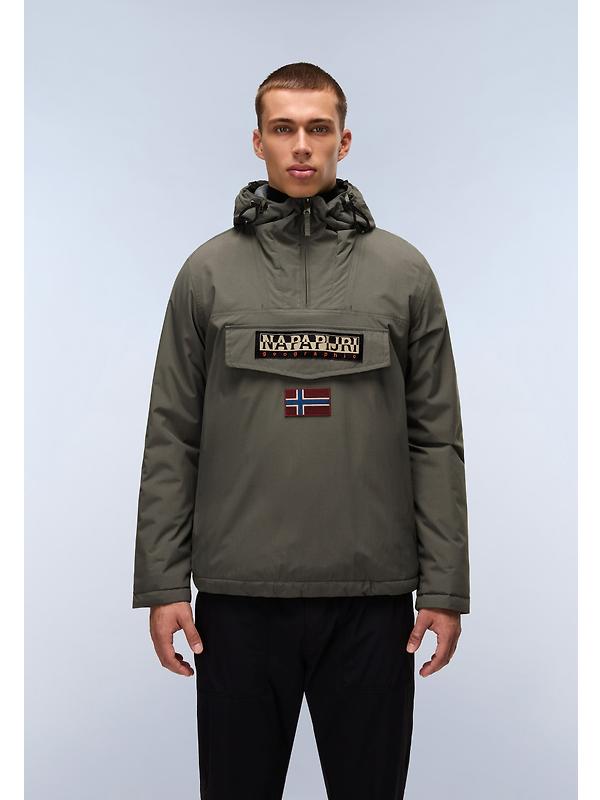 Napapijri Men's Rainforest Winter Anorak Jacket - Tea Leaf Image 3