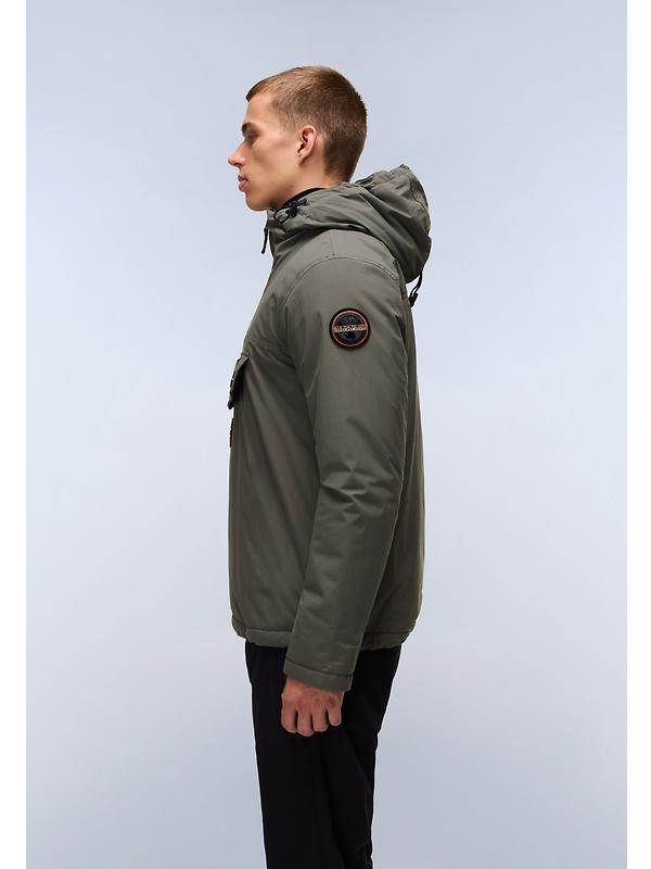 Napapijri Men's Rainforest Winter Anorak Jacket - Tea Leaf Image 4
