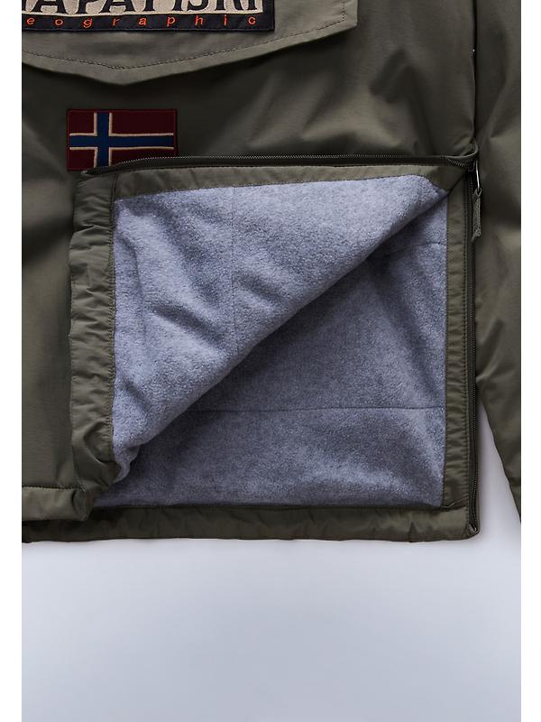 Napapijri Men's Rainforest Winter Anorak Jacket - Tea Leaf Image 8