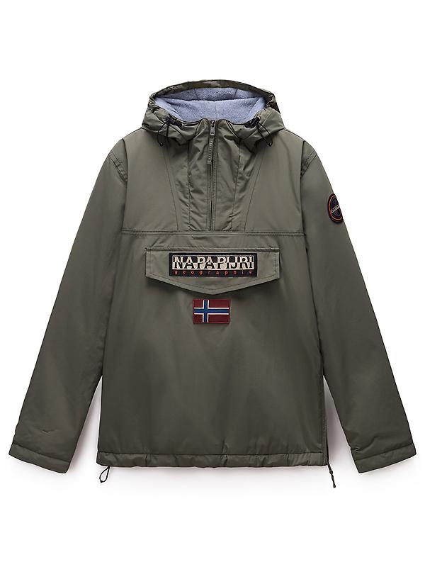 Napapijri Men's Rainforest Winter Anorak Jacket - Tea Leaf Image 1