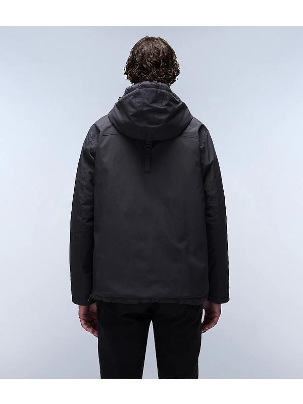 Napapijri Men's Rainforest Winter Anorak Jacket - Dark Grey Image 4