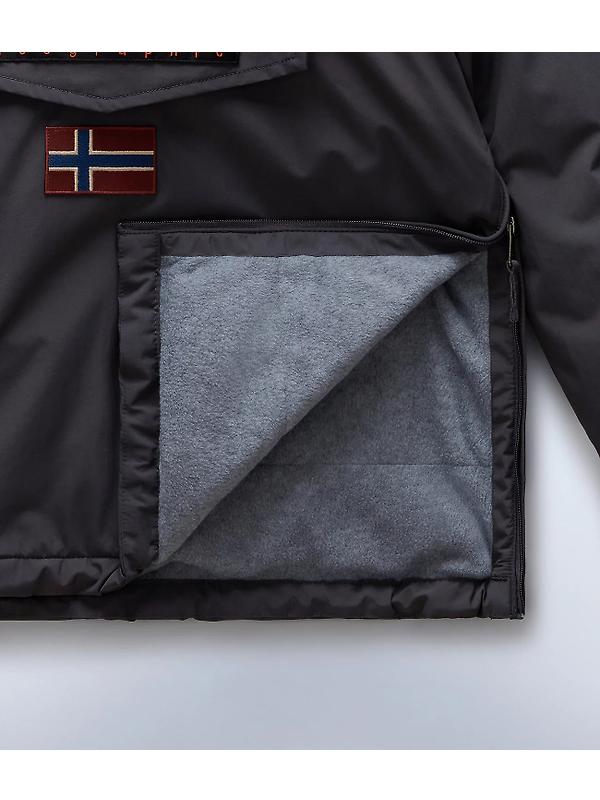 Napapijri Men's Rainforest Winter Anorak Jacket - Dark Grey Image 9
