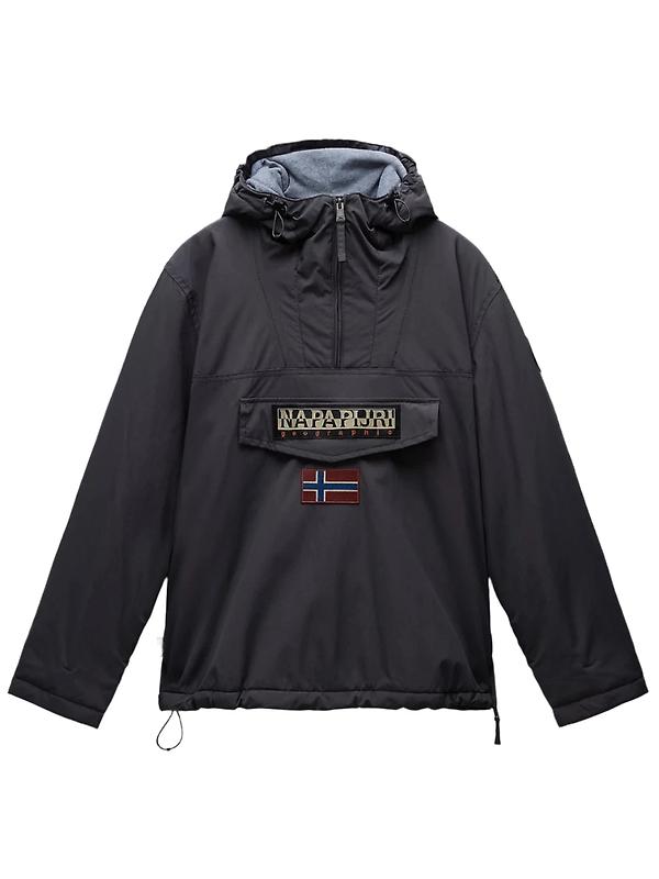 Napapijri Men's Rainforest Winter Anorak Jacket - Dark Grey Image 1