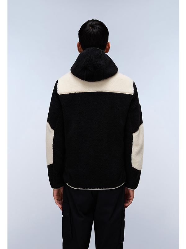 Napapijri Men's Yupik Full Zip Hooded Curly Fleece - Multi Image 5