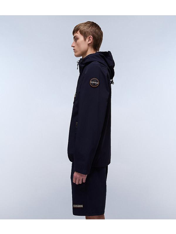 Napapijri Rainforest Open Summer Jacket - Blue Marine Image 4