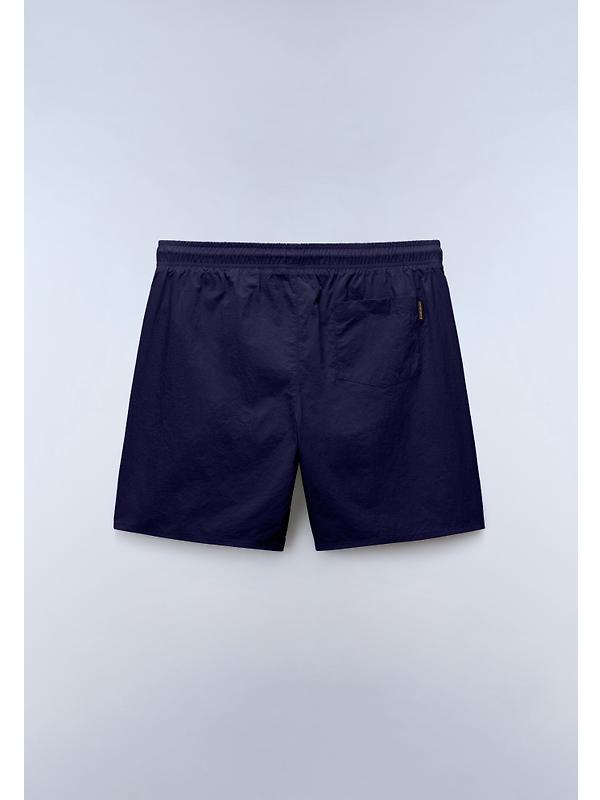 Napapijri Men's Box Logo Swim Shorts - Blu Marine Image 6
