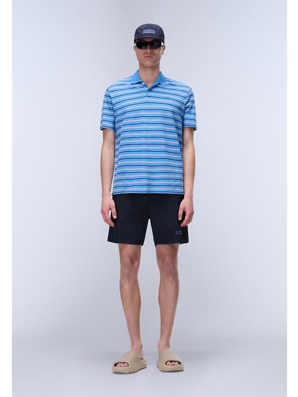 Napapijri Men's Box Logo Swim Shorts - Blu Marine Image 2