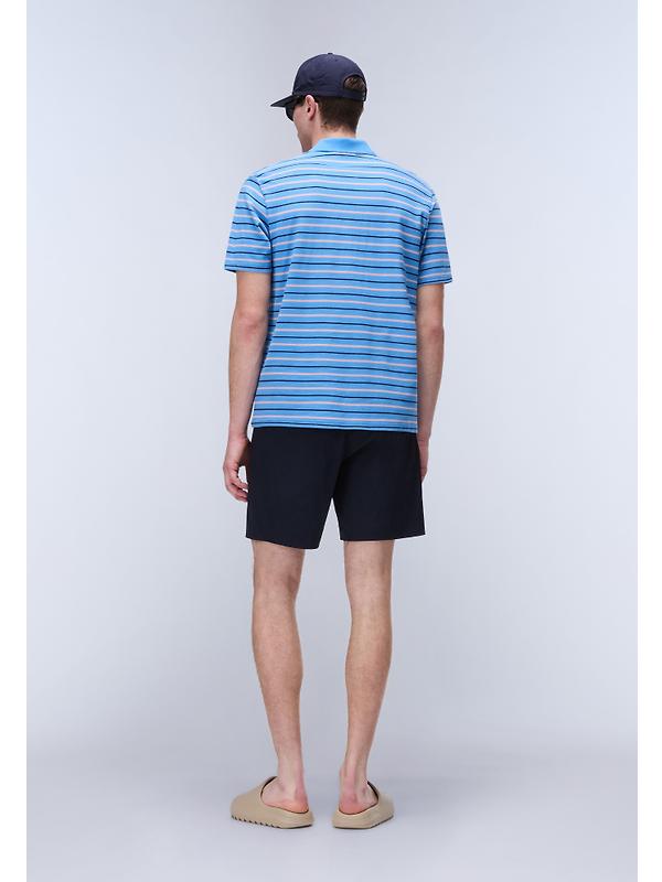 Napapijri Men's Box Logo Swim Shorts - Blu Marine Image 3