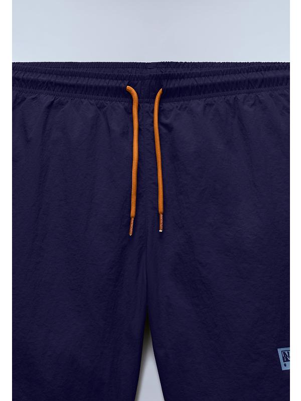 Napapijri Men's Box Logo Swim Shorts - Blu Marine Image 4