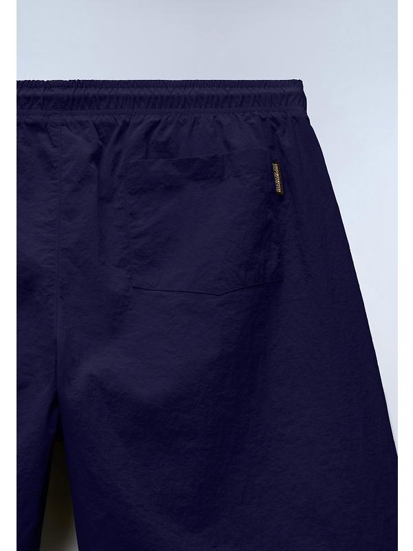 Napapijri Men's Box Logo Swim Shorts - Blu Marine Image 5