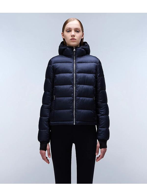 Napapijri Women's Aerons Rise Hooded Puffer Jacket - Black Image 3