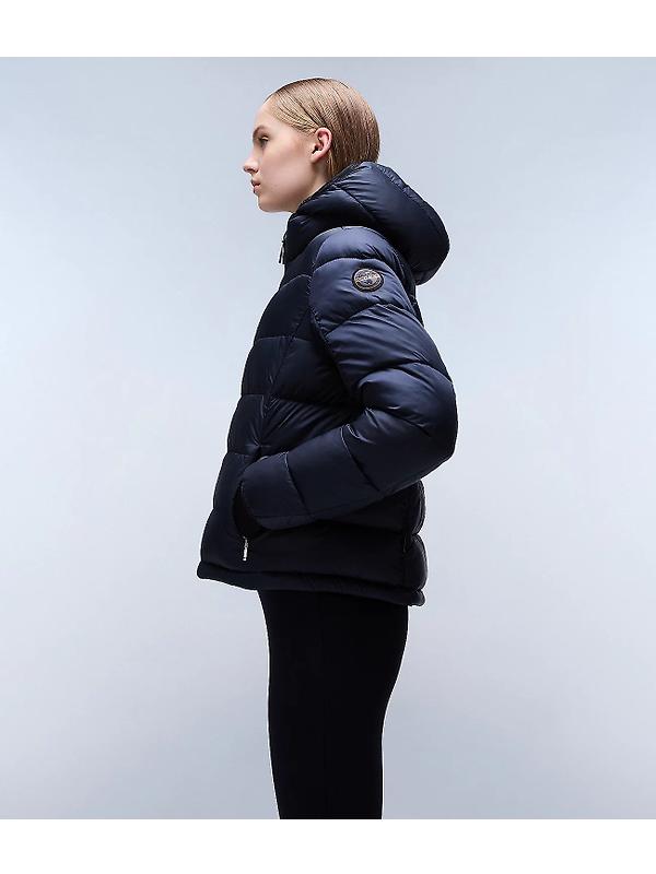 Napapijri Women's Aerons Rise Hooded Puffer Jacket - Black Image 4