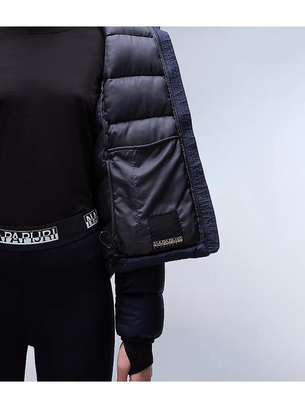 Napapijri Women's Aerons Rise Hooded Puffer Jacket - Black Image 6