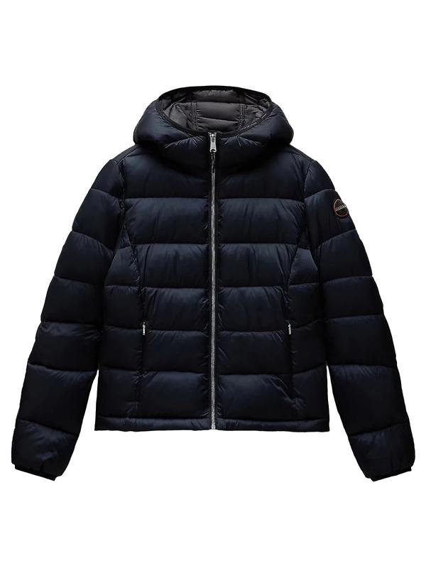 Napapijri Women's Aerons Rise Hooded Puffer Jacket - Black Product Image